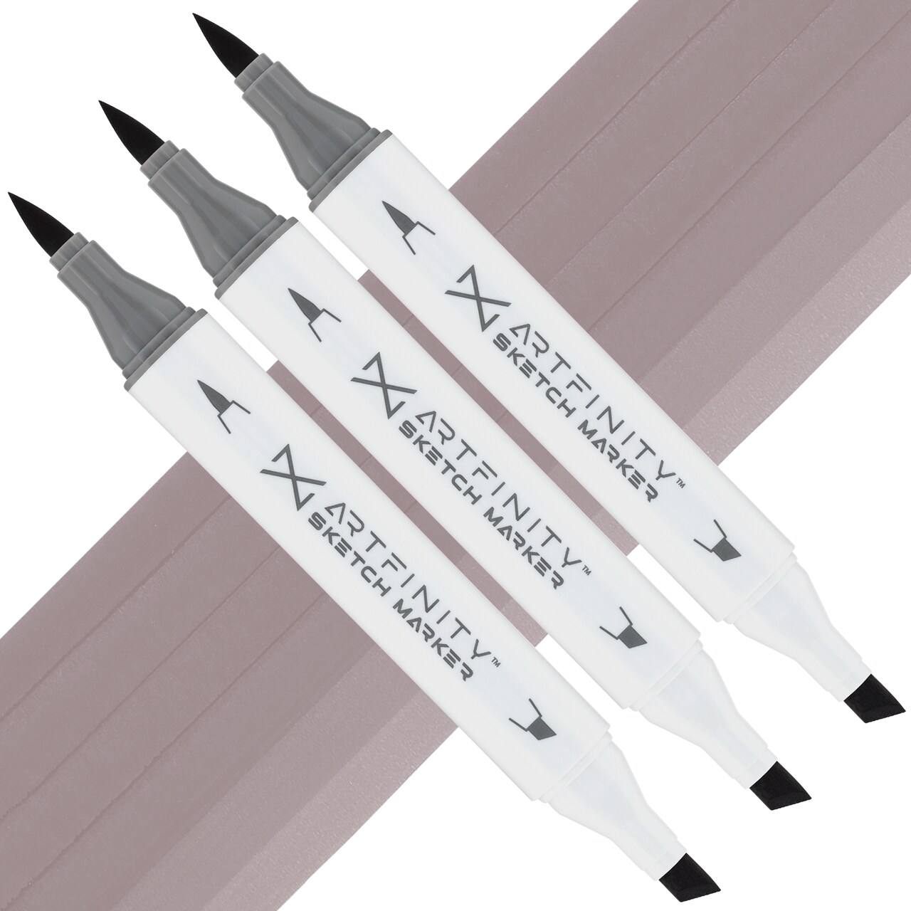 Artfinity Sketch Marker Sets - Set of 3 - Paris RV9-4, Vibrant, Professional, Dye-Based Alcohol Markers for Artists, Drawing, Travel, & More